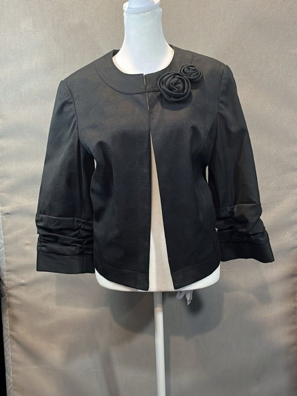 Anthracite Woman's Blouse Black Sz 12